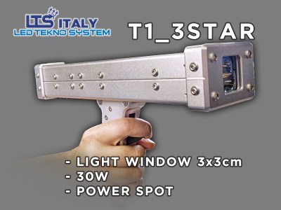 uv led torch - lamp battery operated curing device T1_3STAR_DC